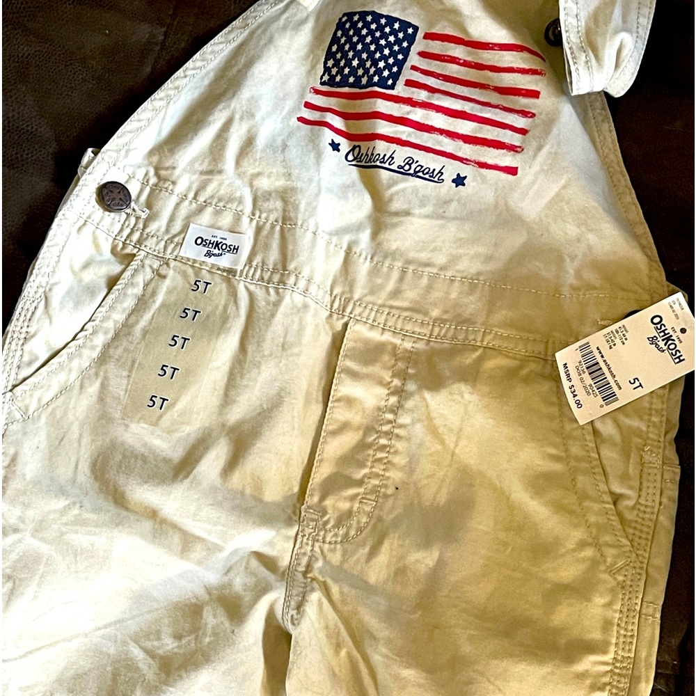 2 pairs of Boys “OSH GOSH” Overalls